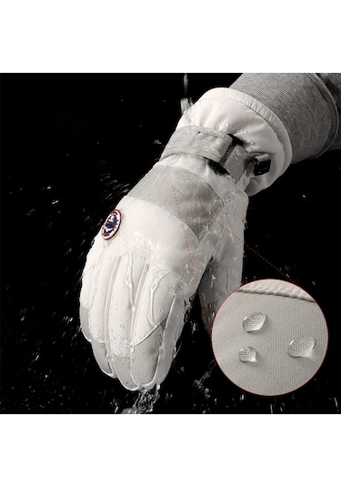 Golovejoy Sk29 Bir Çift Kış Kayak Eldiveni Termal Isıtıcı El Kapağı Dokunmatik