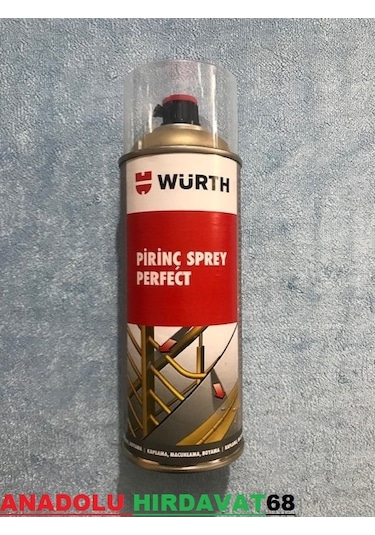Würth Pirinç Sprey Boya Sprey Boya Pirinç Perfect 400 ML Pirinç Ef