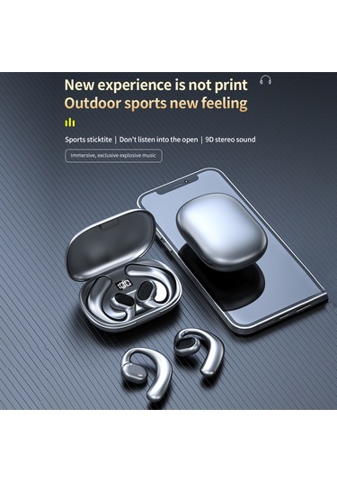 Skycity Siyah Gt01 Kablosuz Kulaklıklar, Bt 5.3, Gürültü Engelleme, 300mah Şarj Kutusu, Dokunmatik Kontrol, 7 Saat Dinleme Süresi