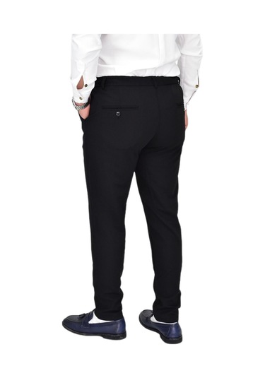 Erkek Beli Lastikli Jogger Pantolon Regular Fit Bgl-st04328 Siyah