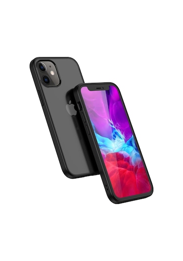 Apple Uyumlu iPhone Bikapak Elıt Shıne 12 Mini Full Kırmızı Kapak