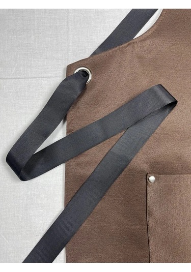 Levına Profesyonel Barista Önlüğü 325937391 Kahverengi