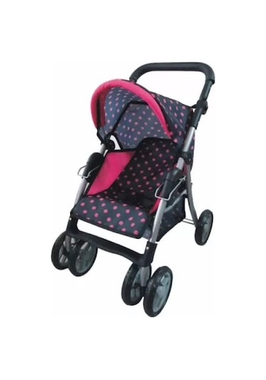 Nano Oyuncak Bebek Arabası Pinky Dots