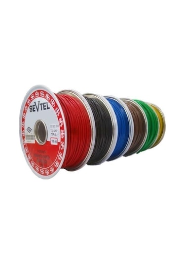 Sevtel 6 Mm Tesisat Kablosu Kalaylı Sarı-yeşil 1 Mt