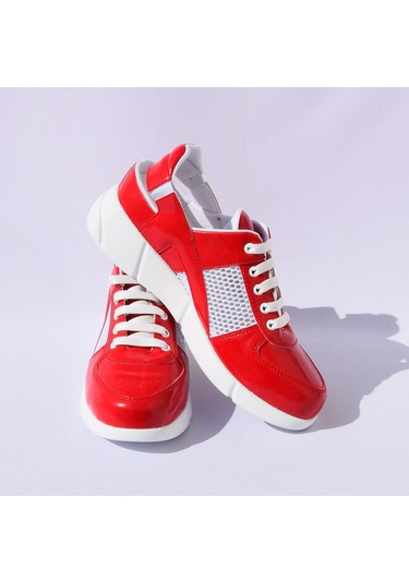 Kırmızı Renk Spor Sandalet Kırmızı