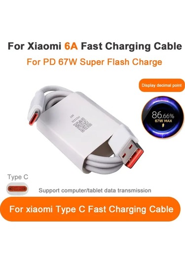 Sunshine011 Pd 67w Xiaomi 15 Pro Usb A Type C Hızlı Şarj Kablosu Mi 14 Ultra 13 12 Pro Redmi K70 Galaxy Uyumlu S24