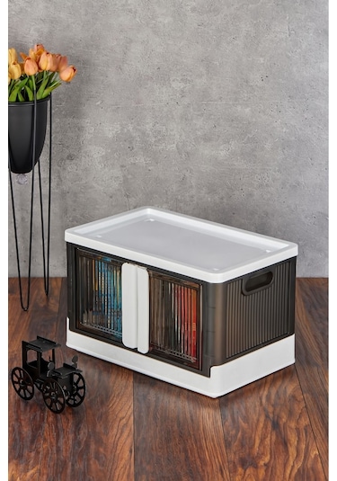 Arbu Home Çok Amaçlı Kapaklı Portatif Istiflenebilir Organizer Dolap