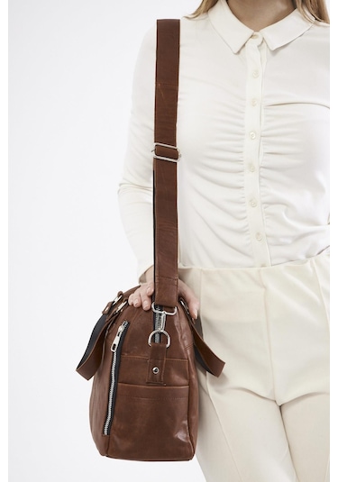 Derinss Leather Derinss Dkb0049 Hakiki Deri Kadın Taba El Ve Omuz Çantası 001