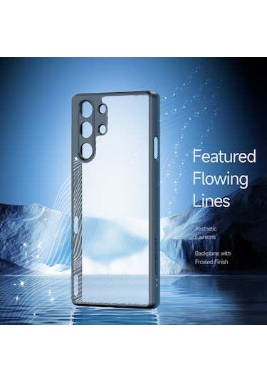 Zte Nubia Red Magic 10 Pro / 10 Pro Dux Ducıs Aimo Serisi Tpu Pc Buzlu Hissediyorum Telefon Kılıfı Siyah Siyah