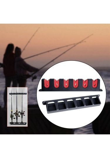 Suntek 6 Yuva Olta Tutucu Raf Garaj Kapısı Kırmızı Için