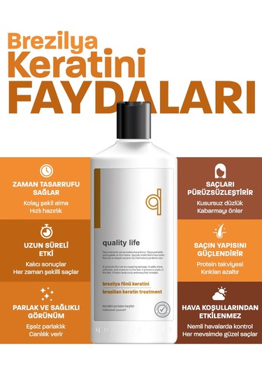Ql Brezilya Fönü Keratini Şampuan 300 ML + 6 Aktifli Şampuan 300 ML