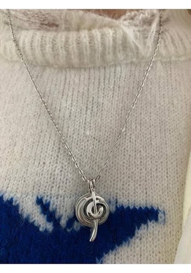 Gece Yanan Fosforlu Kolye Müzik Sol Anahtar Kolye