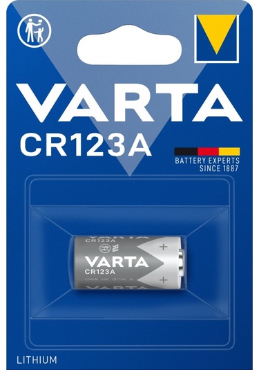 VARTA CR123A 3 VOLT LİTYUM PİL TEKLİ PAKET