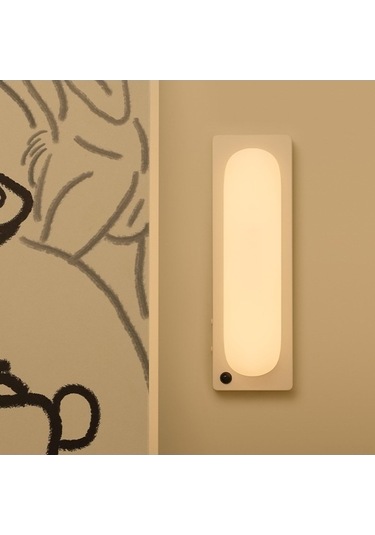 Opulentliving Geeroyoo Hareketli Sensörlü Led Dolap Işıkları - 270lux, 1200mah Pil, Beyaz, 1.2w, Type-c Şarj Beyaz