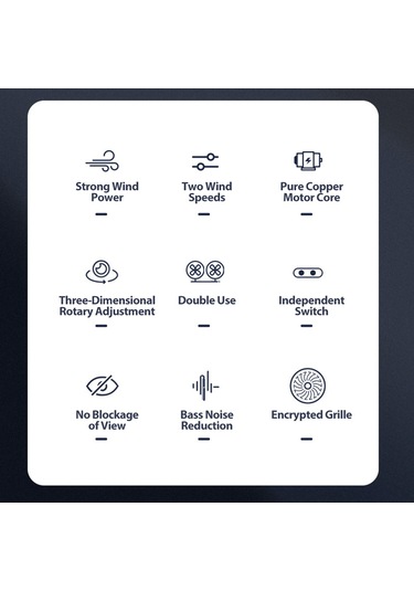 Konesam 12v/24v Çift Başlı Usb Araç Fanı - 360 Dönebilir, Katlanabilir, Sessiz Soğutma