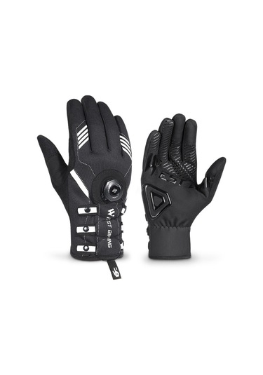 West Bıkıng Bisiklet Nefes Alabilir Dokunmatik Ekran Kendinden Kilitli Tokalı Eldiven 001