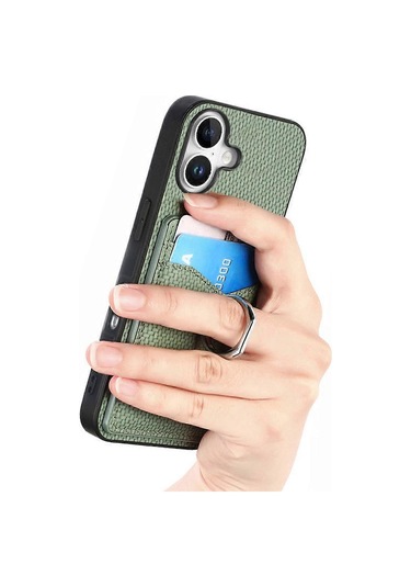 Kart Yuvalı, Halka Tutuculu, Standlı Ve Telefon Korumalı İphone 16 Kılıfı Diğer