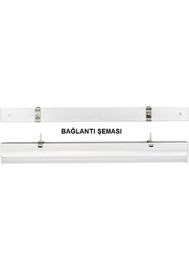 Cata Ct-2466 T5 Bant Armatürü Eklenebilir Anahtarlı 5w Ledli Beyaz Kasa Günışığı 3200k 31cm Beyaz