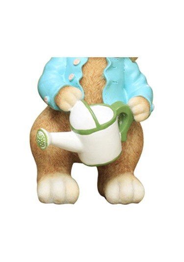 Homyl Tavşan Bahçe Heykeli Heykelcik Yard Dekor 3-lahana-ile