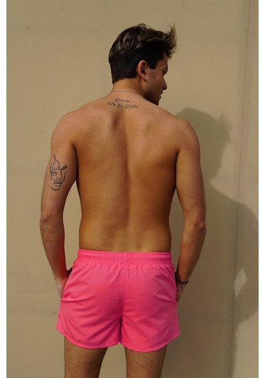 Miami Beach Pembe Mini Boy Erkek Deniz Ve Havuz Şortu Pembe