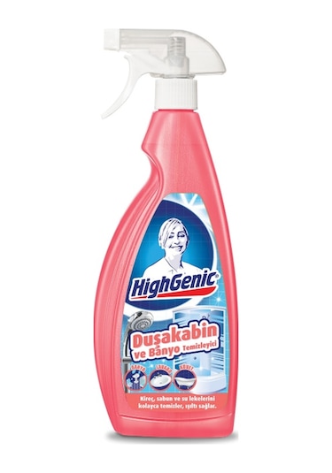 Highgenic Duşakabin ve Banyo Temizleyici Sprey 750 ML