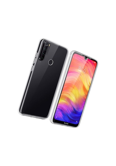 Teknomoda Xiaomi Redmi Note 8 360 Derece Kilif Silikon Seffaf Ön Arka 398201981
