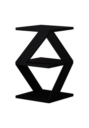 Yan Sehpa Arte Ahşap Siyah