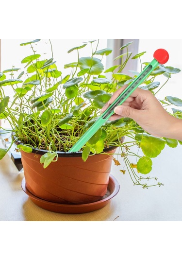 Springsun Toprak Sıcaklığı Ölçer, Cam Çubuklu Ve Bataryasız, Bahçe-bağ-çiftlik İçin -10 C/+110 C Aralığında Doğru Okuma