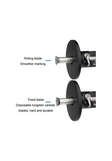 Ganwei Avrupa Scriber Basit Işaretleme Ölçer Cetvel Paralel Çizgi Çizim Ağaç İşleme Aleti Haddeleme Bıçak