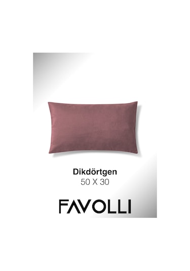 Br Favolli Kadife Dokulu Lavanta Pembesi Kırlent Kılıfı Dream Serisi Punch Için Uygun Gizli Fermuar Lavanta Pembesi