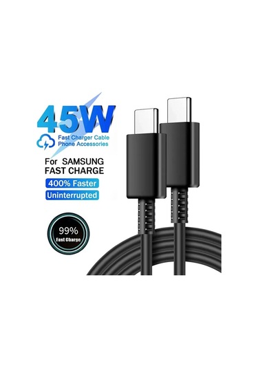 Jms 5A 45 W PD USB -C Süper Hızlı Şarj Cihazı Eu Plug + 1.5 M