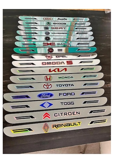 Honda Aynalı Kapı Eşiği 4'lü Set