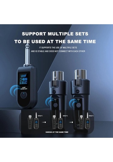 Skycıty Kablosuz Mikrofon Adaptörü, Dahili Pil İle