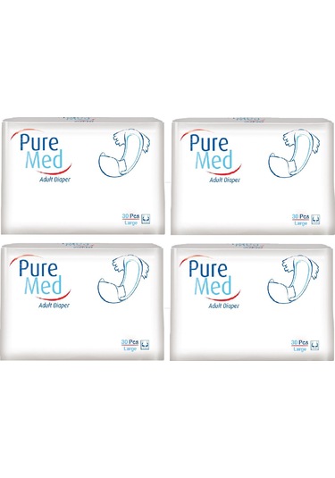 Puremed Belbantlı Hasta Bezi Large 100x150 Cm 120 Adet