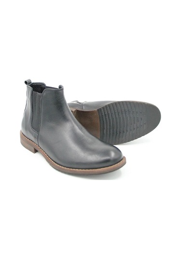 Freefoot 3510 Erkek Klasik Bot - Siyah Deri