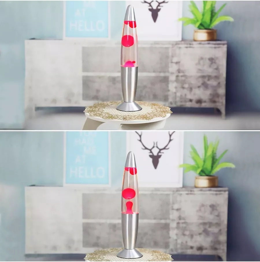 Duo Masaüstü Gece Lambası Lava Red 231012465 Gri