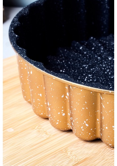 Cake Pro Döküm Papatya Gold Tart Kalıbı 26 Cm Gold