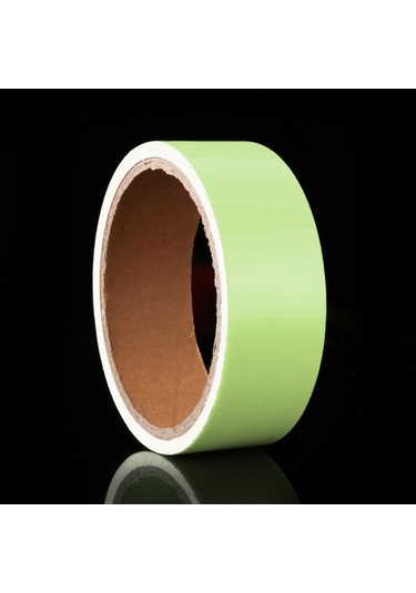 Sones Işıklı Bant Yeşil Karanlıkta Parlayan Duvar Stickerı Işıklı Fotolüminesan Bant Sahne Ev Dekorasyonu, Boyut: 3cm X 10m Yeşil Işık