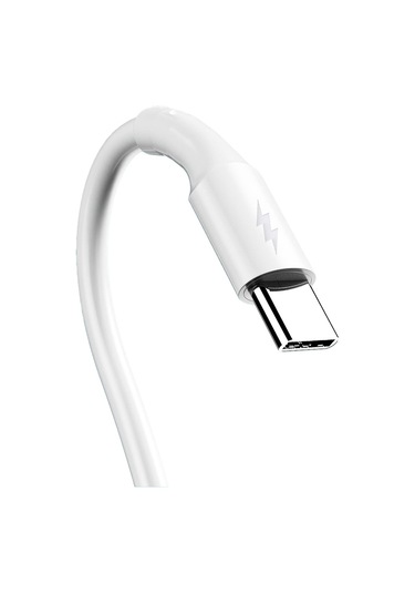 Dvıp L24 6A 100 W Usba To Type-c Hızlı Şarj Ve Data Kablosu Beyaz 1 M