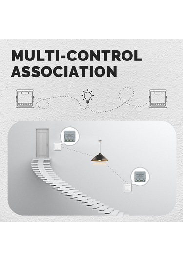 Konesam Zm-104b-m Tuya Zigbee Akıllı Ev Anahtarı Modülü, 2 Yollu, Uygulama İle Uzaktan Kontrol Ve Zamanlama Fonksiyonu, 90-250v