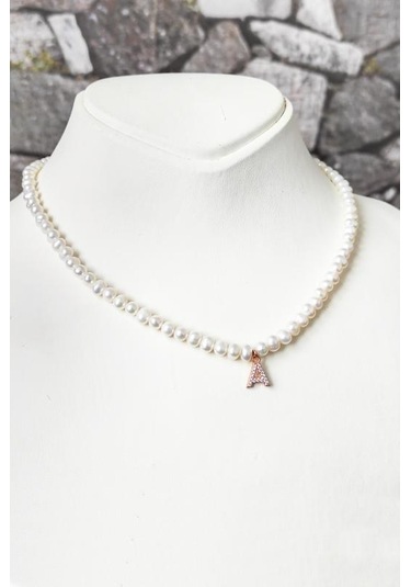 İncili Harf Choker Kolye Diğer