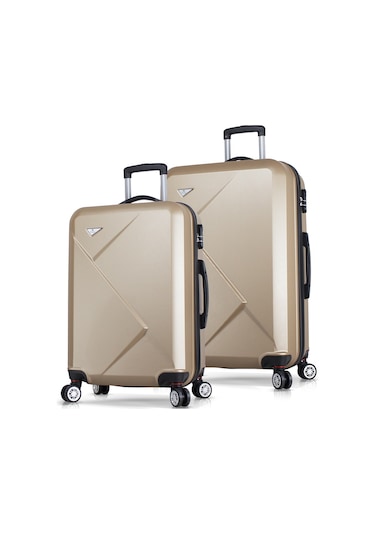 My Valice Diamond Abs 2'Li Valiz Seti (Orta Ve Büyük)