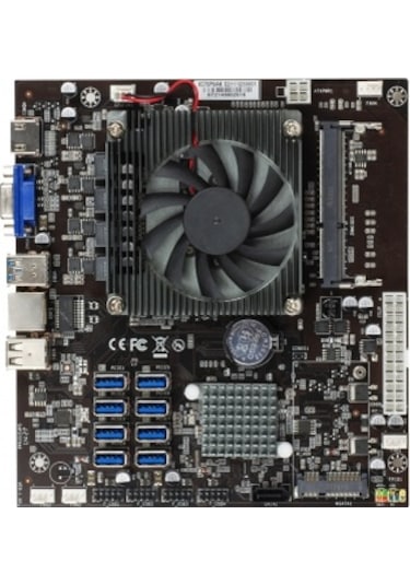 Esonic 8'li Mining Anakart (İşlemci + Fan Dahil) + 4 GB DDR3 Ram