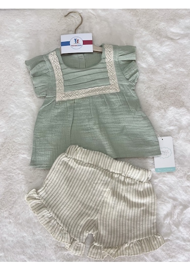 Spanish Style Şortlu İkili Takım Yeşil