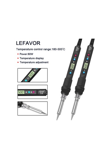 Lixiaqu01 Lf 80w Dijital Ekran Havya Kaynak Seti C/f Anahtarlama