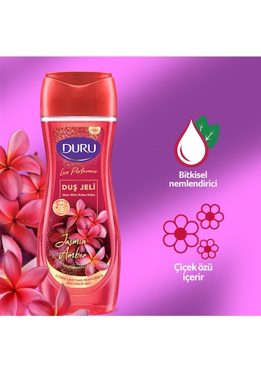 Duru Lux Perfumes Jasmin Amber Duş Jeli 6 x 450 ML