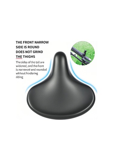 Neevoyu West Bıkıng Yumuşak Bisiklet Jantı, Montaj Bisikleti Ve Yol Bisikleti İçin, Şok Emici, Su Geçirmez, Reflektif, Konforlu Sırt Desteği Çok Renkli