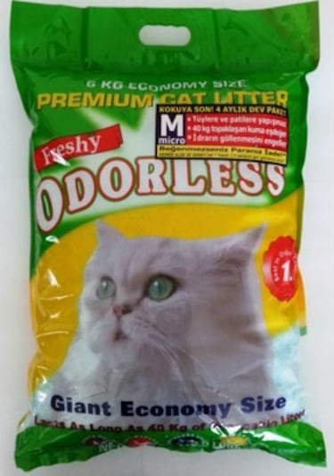 Freshy Odorless Enco Cat Litter Kristal Kedi Kumu 6 KG