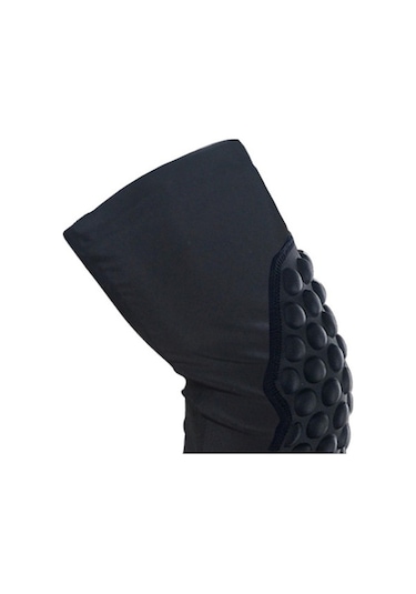 Pazly Suntek Kaymaz Esnek Diz Pedleri - Koşu, Bisiklet Dizlikleri Siyah