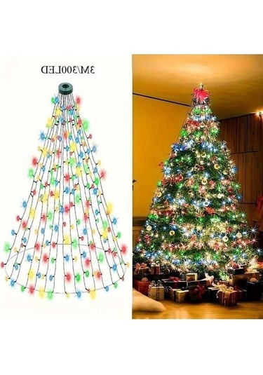 Trendooze Gaojunshop01 3m 300led Ağaç Dış Mekan Dekorasyon Işıklı